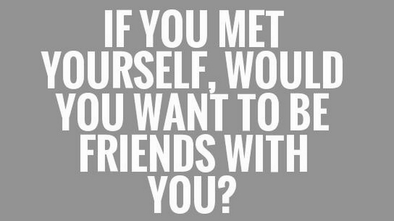 if you met yourself