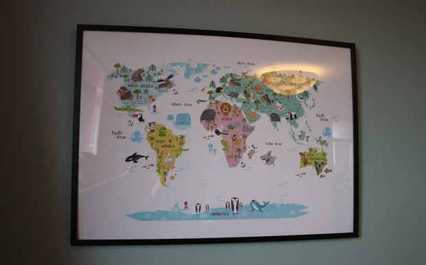 wereldkaart poster
