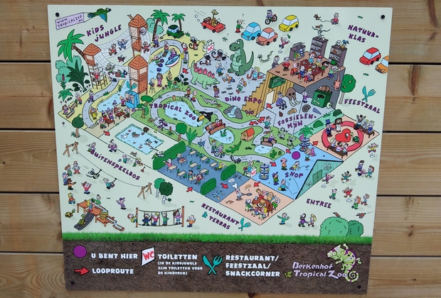 tropical zoo plattegrond